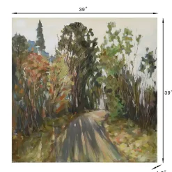 Kirklands Home Canvas Art|Back Road Canvas Art Print Green