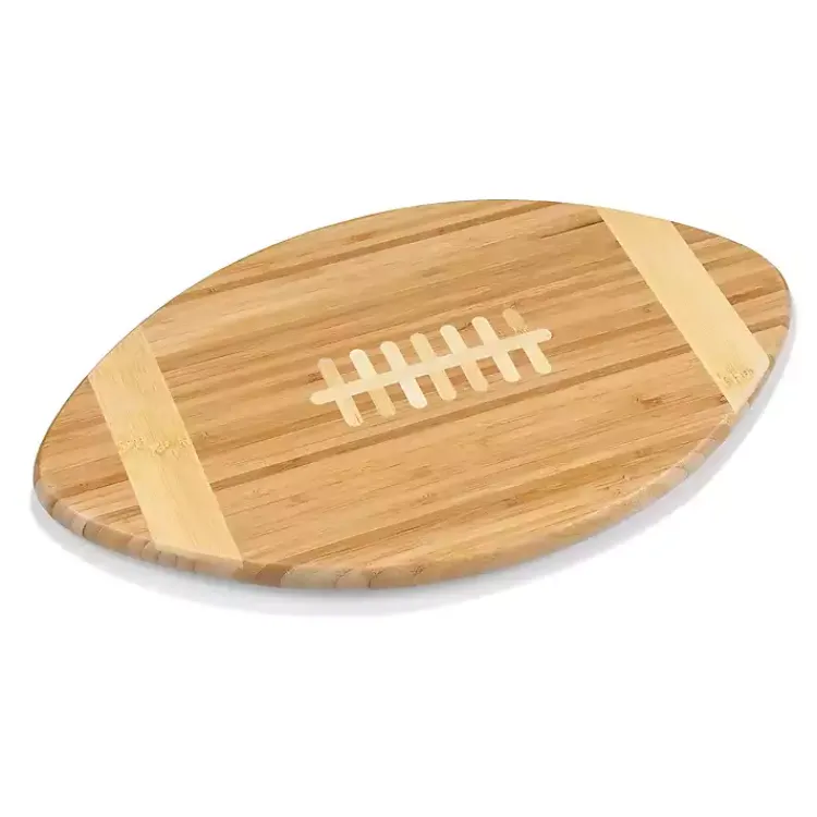 Kirklands Home Serving & Entertaining|Bamboo Football Cutting Board Brown