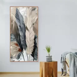 Kirklands Home Canvas Art|Banana Leaves Framed Canvas Art Print Multi