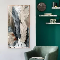 Kirklands Home Canvas Art|Banana Leaves Framed Canvas Art Print Multi