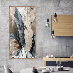 Kirklands Home Canvas Art|Banana Leaves Framed Canvas Art Print Multi