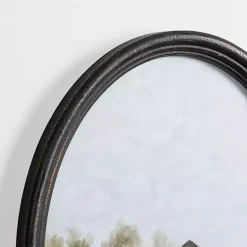 Kirklands Home Framed Art|Barn Landscape Oval Framed Art Print