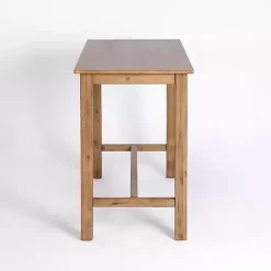 Kirklands Home Dining Tables|Barnwood Wire Brush Sonoma Counter Height Table Brown