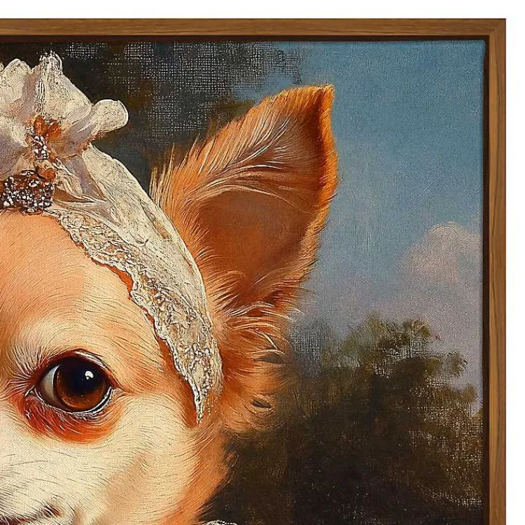 Kirklands Home Canvas Art|Baroness Bonita Barkington Framed Art Print Multi