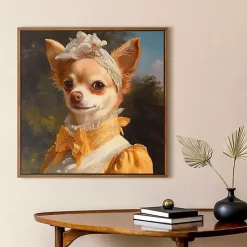 Kirklands Home Canvas Art|Baroness Bonita Barkington Framed Art Print Multi