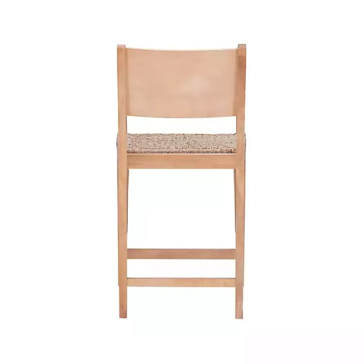 Kirklands Home Bar Stools & Counter Height Stools|Basketweave Seat Counter Stools, Set of 2 Tan