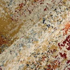 Kirklands Home Area Rugs|Bastia Ivory Orange Area Rug, 7x9 Multi