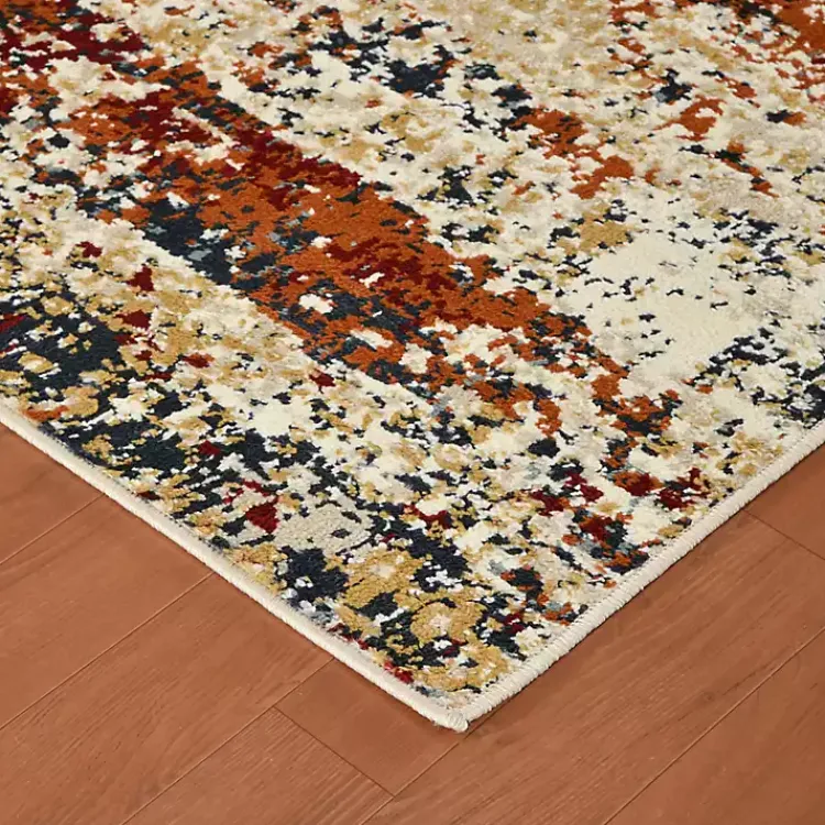 Kirklands Home Area Rugs|Bastia Ivory Orange Area Rug, 7x9 Multi