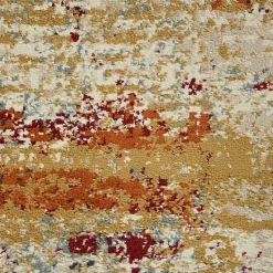 Kirklands Home Area Rugs|Bastia Ivory Orange Area Rug, 7x9 Multi