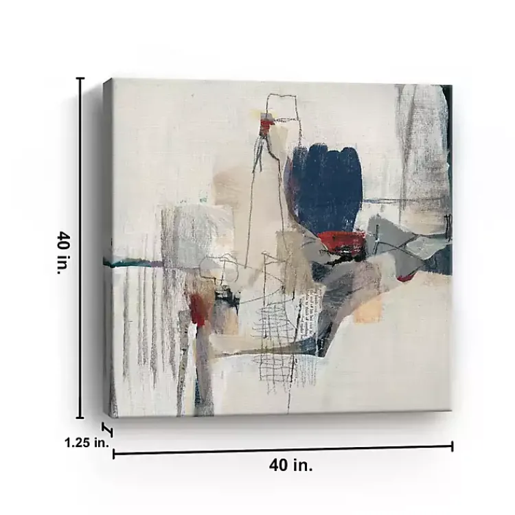 Kirklands Home Canvas Art|Bay Bridge II Giclee Canvas Art Print, 40x40 in. Multi