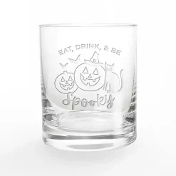 Kirklands Home Glassware & Drinkware|Be Spooky Halloween Whiskey Glasses, Set of 2 Clear