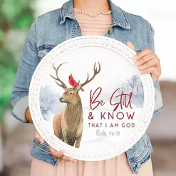 Sale Be Still & Know Wall Plaque Christmas Art & Wall Decor