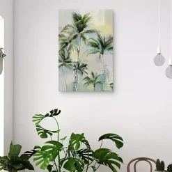 Kirklands Home Canvas Art|Beach Breeze Canvas Art Print, 24x36 in. Green