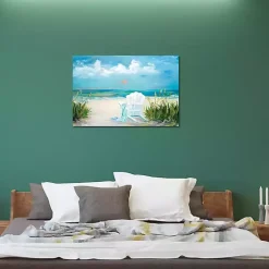 Kirklands Home Canvas Art|Beach Relaxation Canvas Art Print Multi