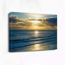 Kirklands Home Canvas Art|Beach Sunset Surfers Canvas Art Print