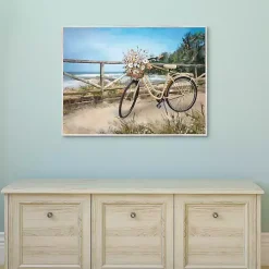 Kirklands Home Canvas Art|Beachside Ride Framed Canvas Art Print