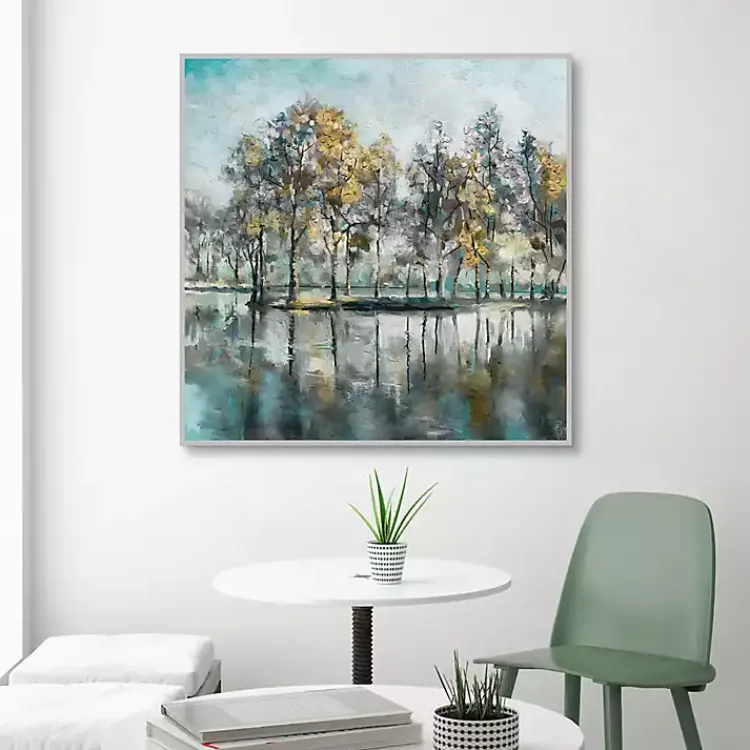 Kirklands Home Framed Art|Beckoning Tree Grove Framed Canvas Art