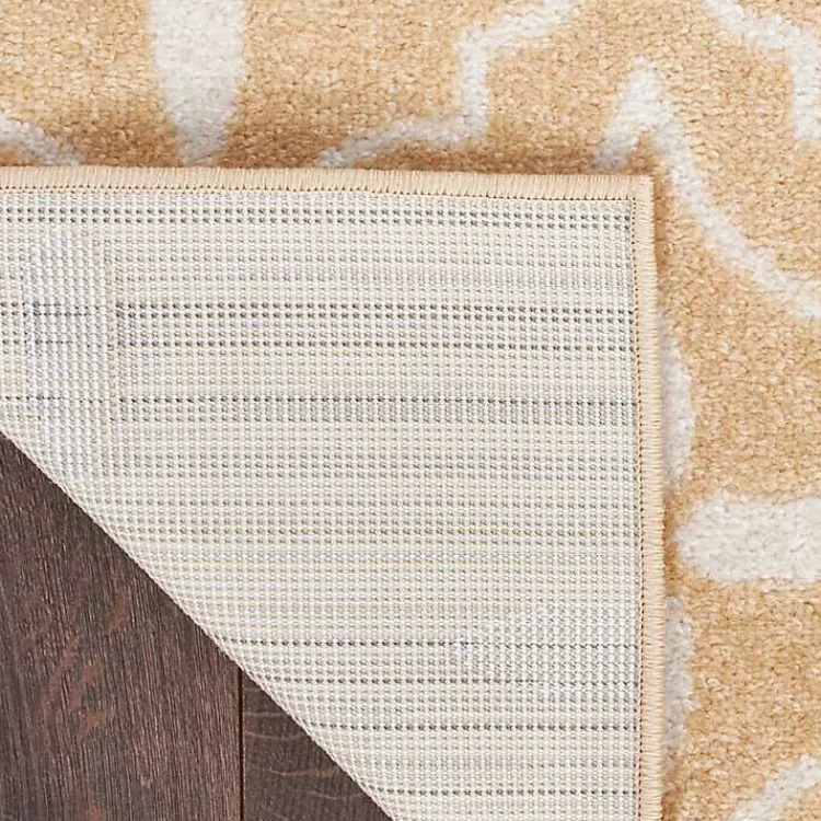 Kirklands Home Area Rugs|Beige & Ivory Quatrefoil Indoor/Outdoor Rug, 4x6