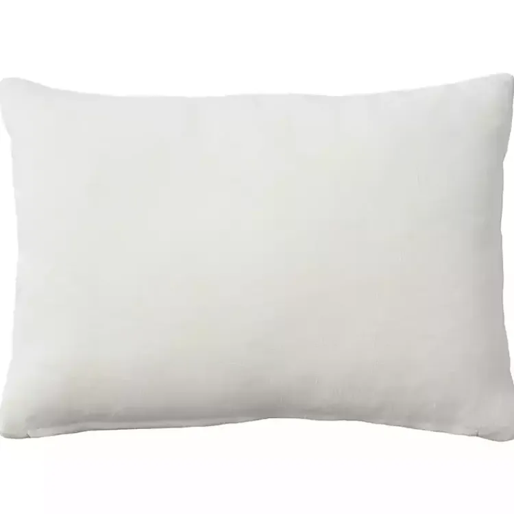 Outlet Beige Asymmetrical Stripes Lumbar Pillow Pillows