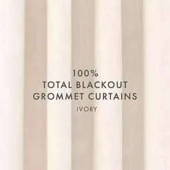Kirklands Home Curtains & Drapes|Beige Blackout Curtains, 84 in. Tan