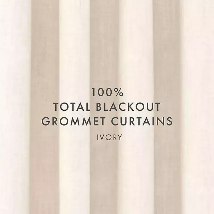 Kirklands Home Curtains & Drapes|Beige Blackout Curtains, 84 in. Tan