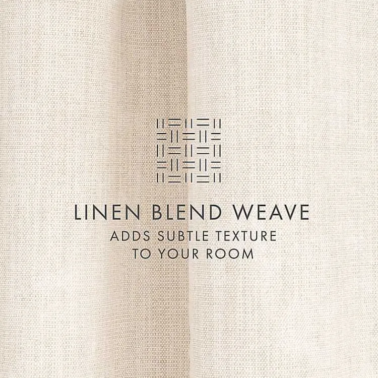 Kirklands Home Curtains & Drapes|Beige Blackout Curtains, 84 in. Tan