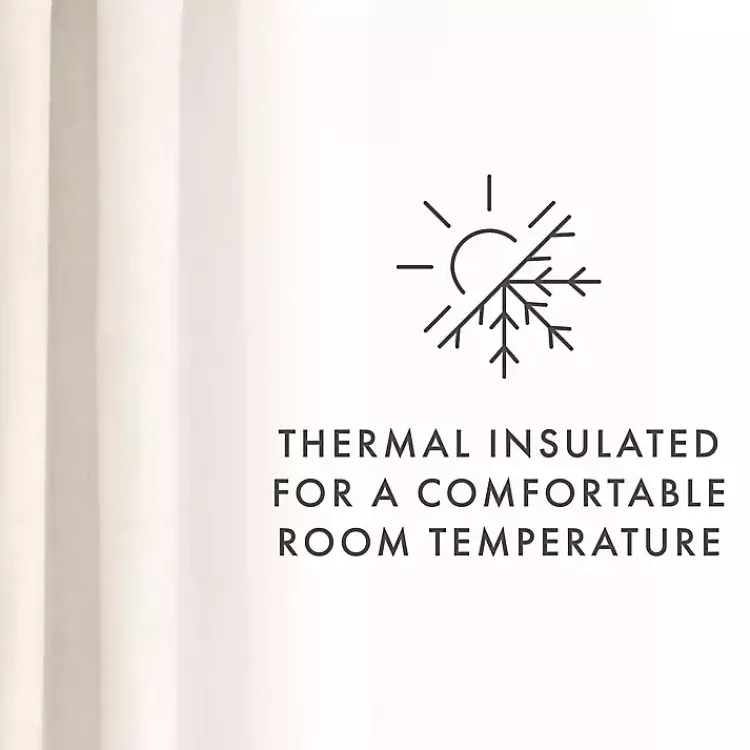 Kirklands Home Curtains & Drapes|Beige Blackout Curtains, 84 in. Tan