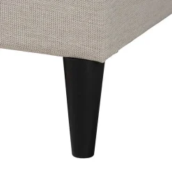 Kirklands Home Beds & Headboards|Beige Button Tufted Headboard Queen Bed Frame Tan