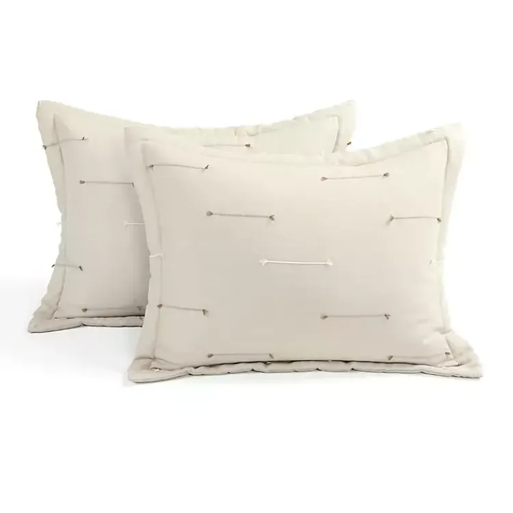 Kirklands Home Bedding Essentials|Beige Clip Jacquard 3-pc. Full/Queen Comforter Set Tan