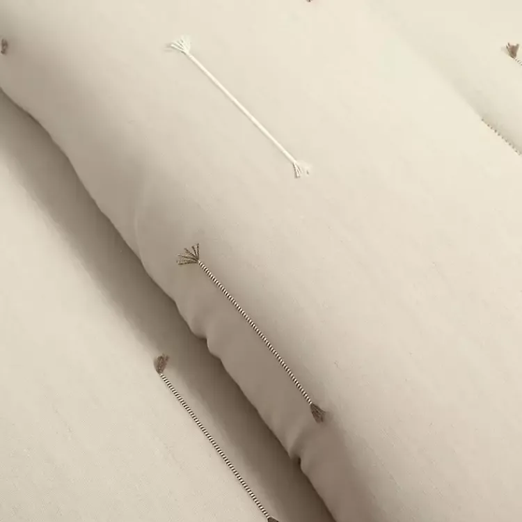 Kirklands Home Comforters|Beige Clip Jacquard 3-pc. King Comforter Set Tan