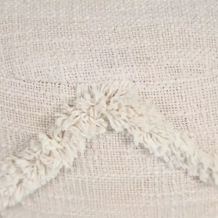 Outlet Beige Diamond Tufted Pouf Poufs & Floor Cushions