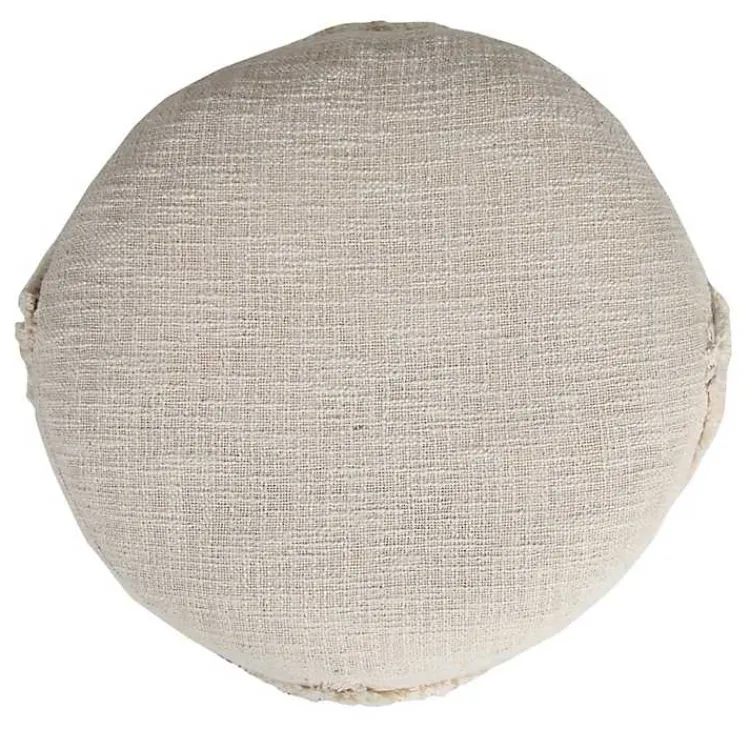 Outlet Beige Diamond Tufted Pouf Poufs & Floor Cushions