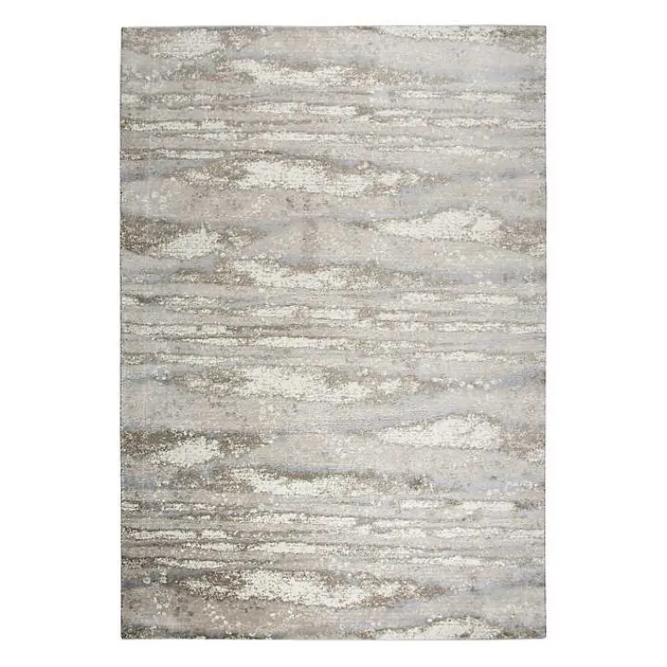 Kirklands Home Area Rugs|Beige Edward Abstract Area Rug, 5x7