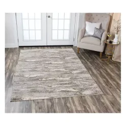 Kirklands Home Area Rugs|Beige Edward Abstract Area Rug, 5x7