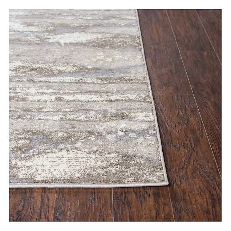 Kirklands Home Area Rugs|Beige Edward Abstract Area Rug, 5x7