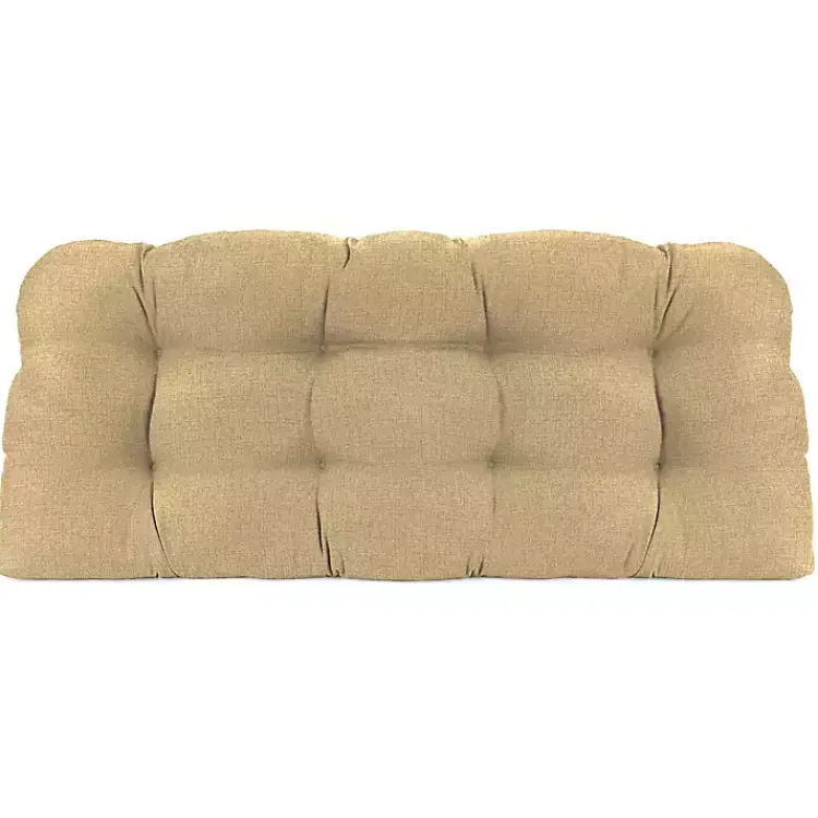 Kirklands Home Outdoor Cushions & Pillows|Beige French Edge 3-pc. Outdoor Wicker Cushion Set Tan