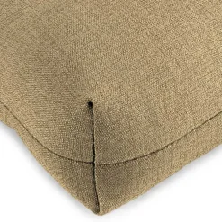 Kirklands Home Outdoor Cushions & Pillows|Beige French Edge 3-pc. Outdoor Wicker Cushion Set Tan