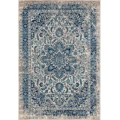 Kirklands Home Area Rugs|Beige Manning Power Loomed Area Rug, 5x7