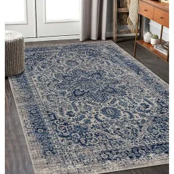 Kirklands Home Area Rugs|Beige Manning Power Loomed Area Rug, 5x7