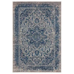 Kirklands Home Area Rugs|Beige Manning Power Loomed Area Rug, 5x7