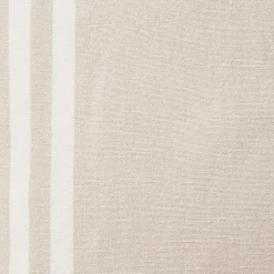 Sale Beige Striped Linen Throw Pillow Pillows