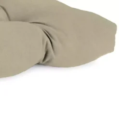 Kirklands Home Outdoor Cushions & Pillows|Beige Tufted Canvas Outdoor Bench Cushion Tan