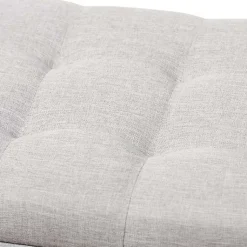 Kirklands Home Benches & Ottomans|Beige Tufted Contemporary Storage Bench