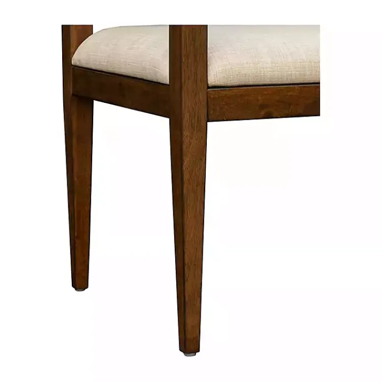 Kirklands Home Dining Chairs|Beige Upholstered Wood Dining Chairs, Set of 2 Tan