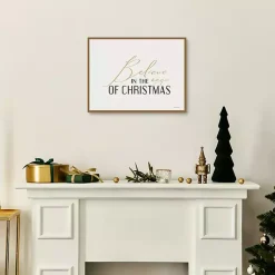 Clearance Believe in the Magic Framed Canvas Art Print Christmas Art & Wall Decor