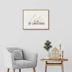 Clearance Believe in the Magic Framed Canvas Art Print Christmas Art & Wall Decor