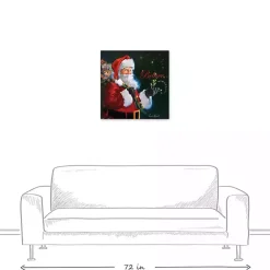 Online Believe Santa Claus Canvas Art Print Christmas Art & Wall Decor