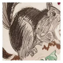 Sale Berry and Squirrel Christmas Throw Pillow Pillows