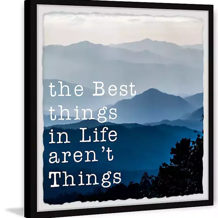 Kirklands Home Wall Quotes & Signs|Best Things in Life Framed Wall Plaque