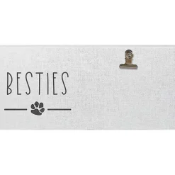 Kirklands Home Wall Quotes & Signs|Besties Clip Picture Frame Gray